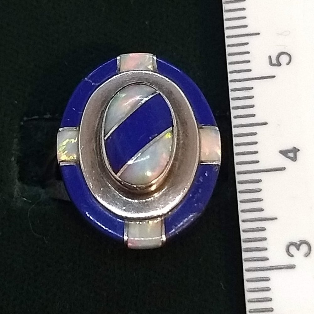 Lapis & Opal 925 Ring